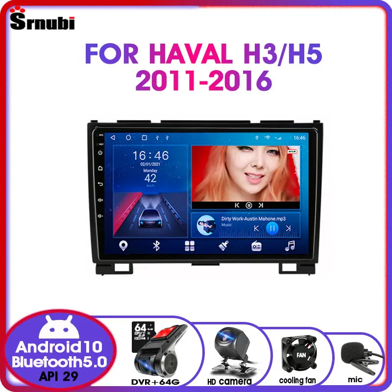 

Android 10.0 2 Din For Haval Great Wall H3H5 2011-2016 RDS DSP IPS Car Radio Multimedia Video Player 4G WIFIGPS Navigation DVD