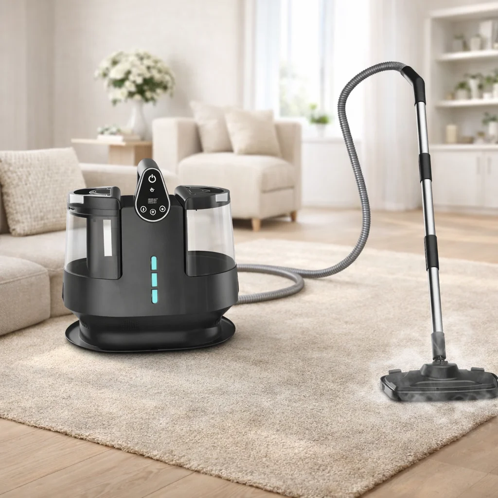Professional heavy oil stain remover, sofa carpet cleaner, steam vacuum cleaner