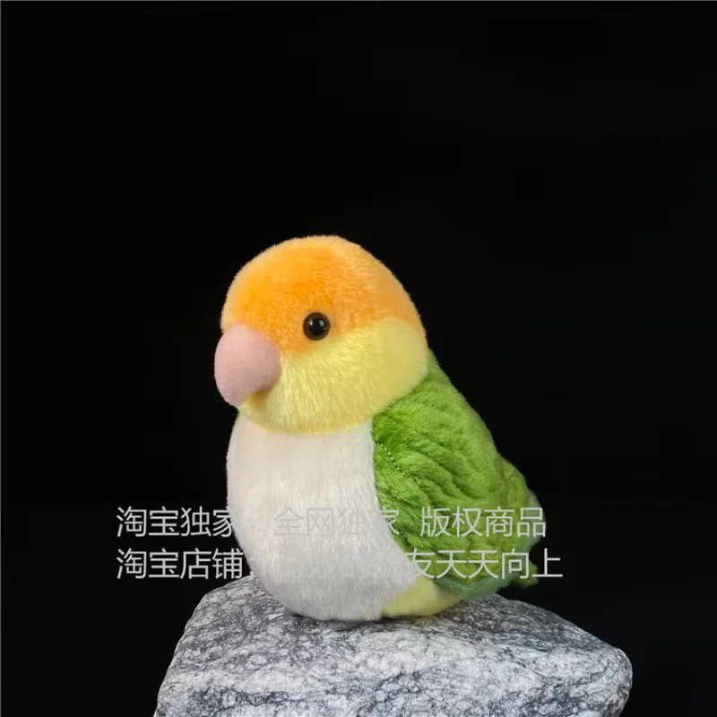 

H14cm Cute Realistic Cockatiel Plush Stress Relief Toy Birthday Gift
