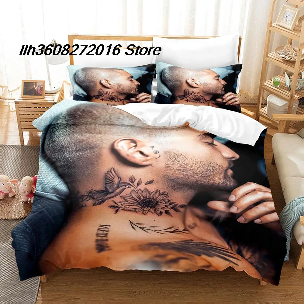 New Maluma Bedding Set Single Twin Full Queen King Size Bed Set Aldult Bedroom Duvetcover Sets 3D Print Hip Hop Bed Sheet Set