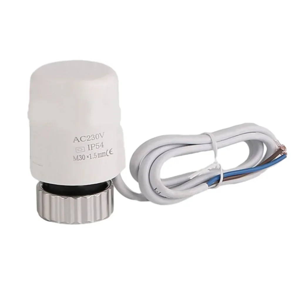 

AC230V M30*1.5mm Electric Thermal Actuator Valve Control Temperature And Water Flow For Floor Heating Radiator Systems