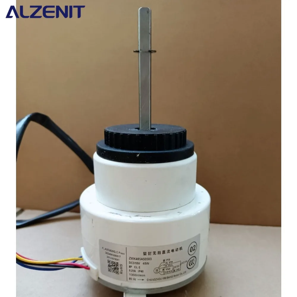 New For TCL Air Conditioner Indoor Unit DC Fan Motor ZWK465A50501 ZWK465A50503 DC310 45W 1300r/min Conditioning Parts