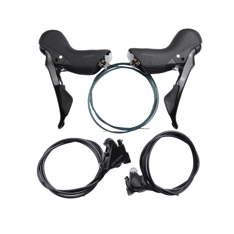 AliExpress Shimano GRX RX400 Shifter Right Left 2x10s Speed ST-RX400+BR-RX400 Hydraulic Disc Brake Caliper RX400 One Pair Road Bike Shift