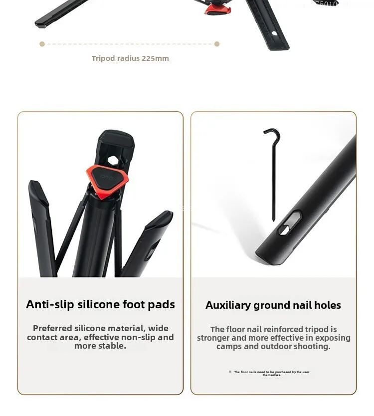 Original Xiaomi Mijia Zoom Ground Selfie Stick Bluetooth Remote Control Portable Multi-functional Tripod