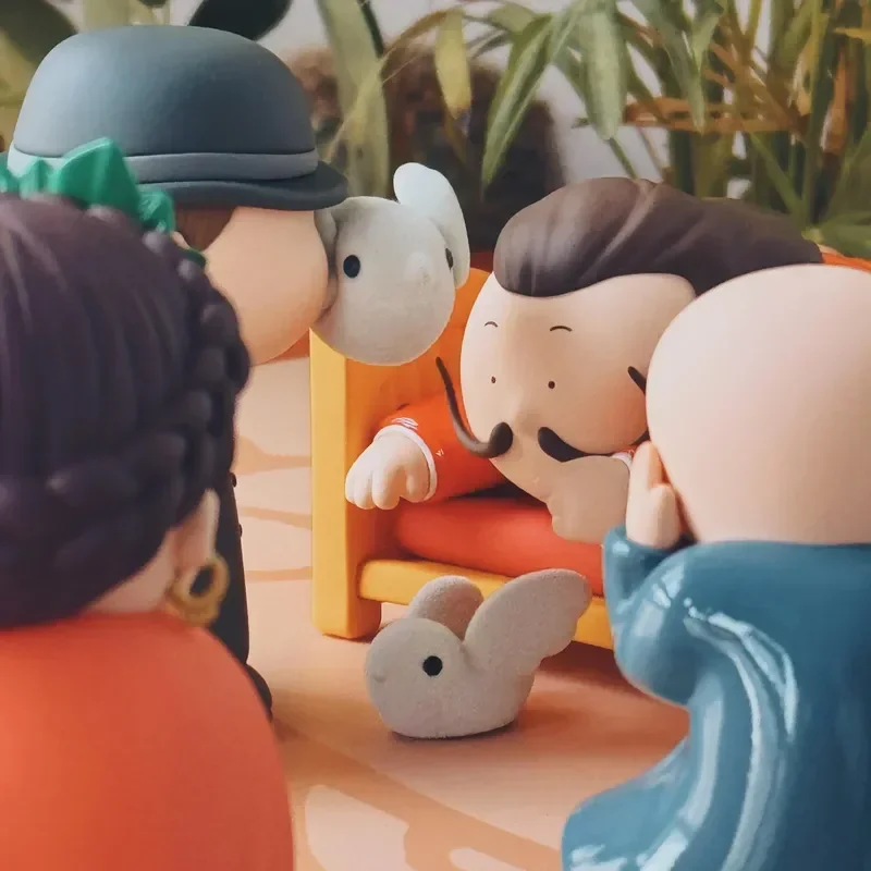 애니메이션 위대한 아티스트 시리즈 만화 주변 인물 모델 차고 키트 귀여운 인형 크리 에이 티브 데스크탑 장식 장식품 선물