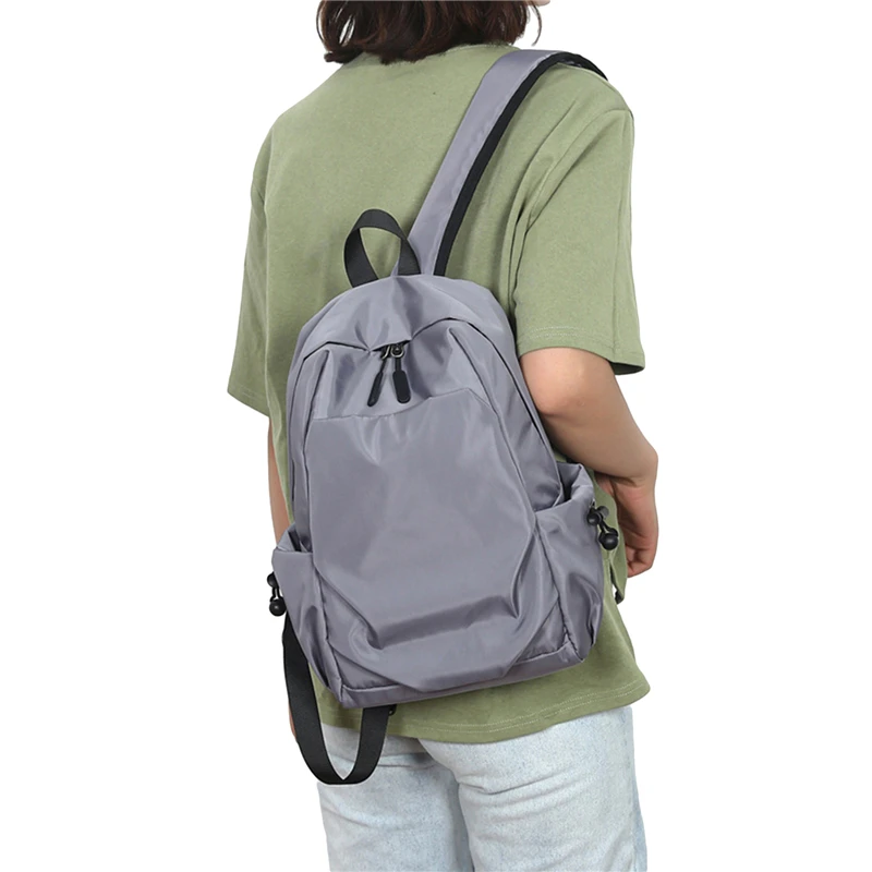 Petit sac à dos noir pour homme, sac d'école initié, sacs à dos pour homme, toile de créateur, étanche, sport, voyage, mode masculine, 2022