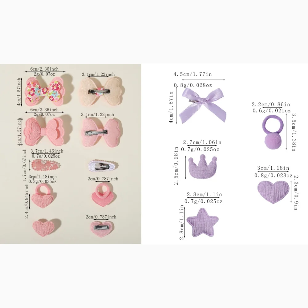 1Lot Girl's Hair Accessories Mini Bow Hair Clip Pop Ball Rope Baby Girl Teenage Party Decoration Clip Child Hair Accessory Gifts