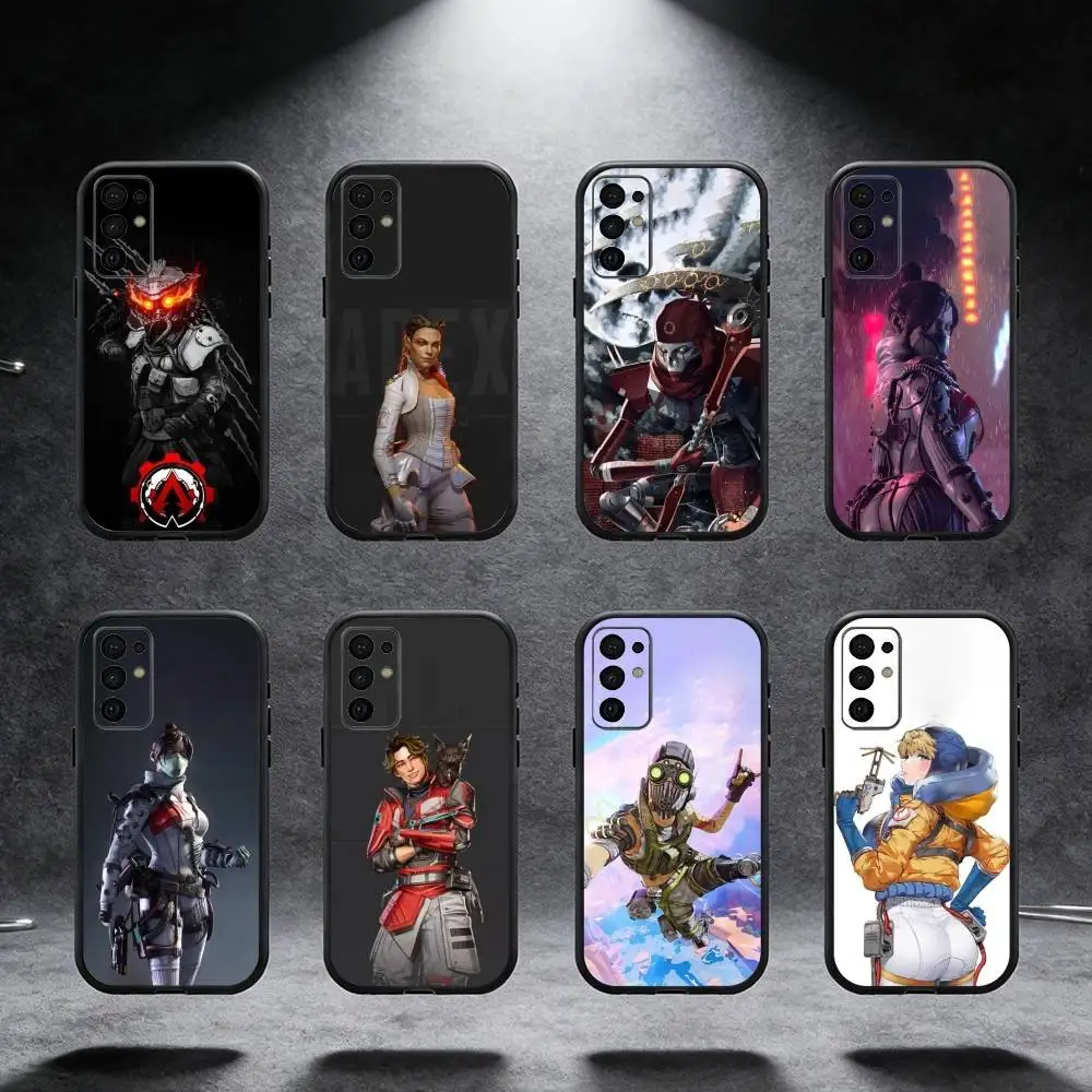 

A-Apex Legends Phone Case For Samsung S25,S24,S21,S22,S23,S30,Ultra,S20,Plus,Fe,Note,5G Black Cover