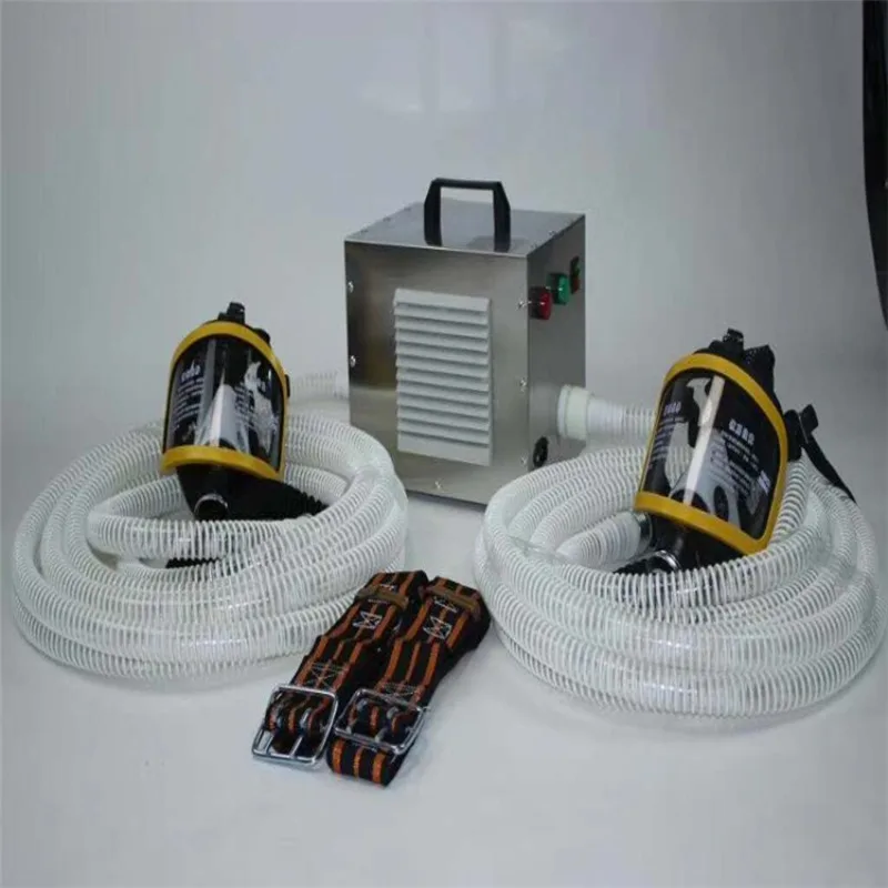 10m Electric Air Supply Long Tube Respirator Portable Fresh Air Breathing Apparatus For Industrial Work Protection