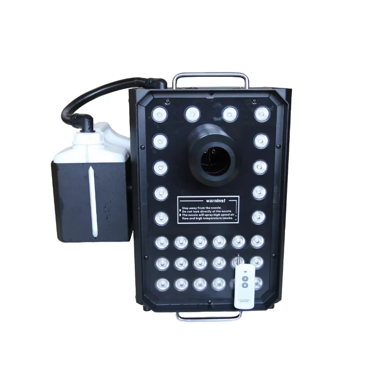 3500W Smoke Fog Jet Machine Rainproof DMX512 Fogging Machine LED RGB Air Gas Column Machine for Stage Concert Show Party Wedding