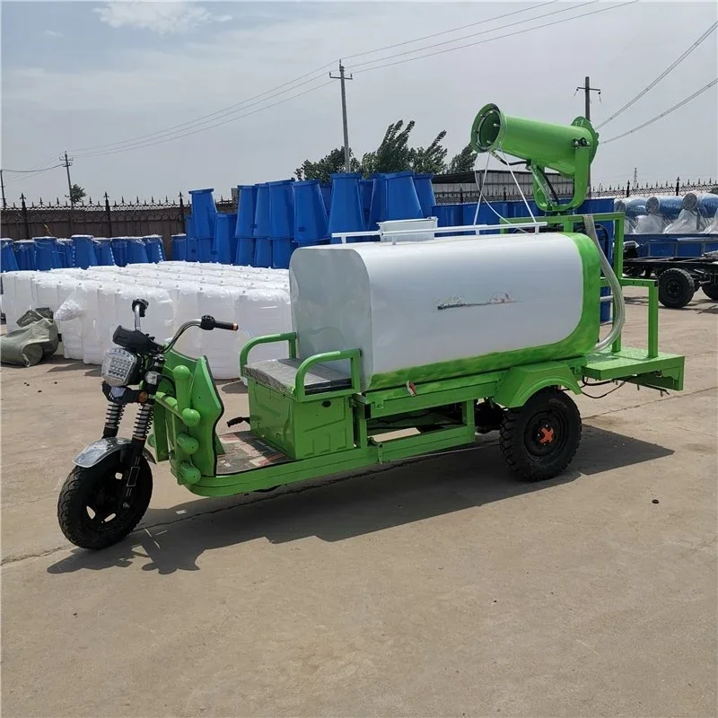 New energy electric three-wheel sprinkler municipal construction site sanitation truck dust removal