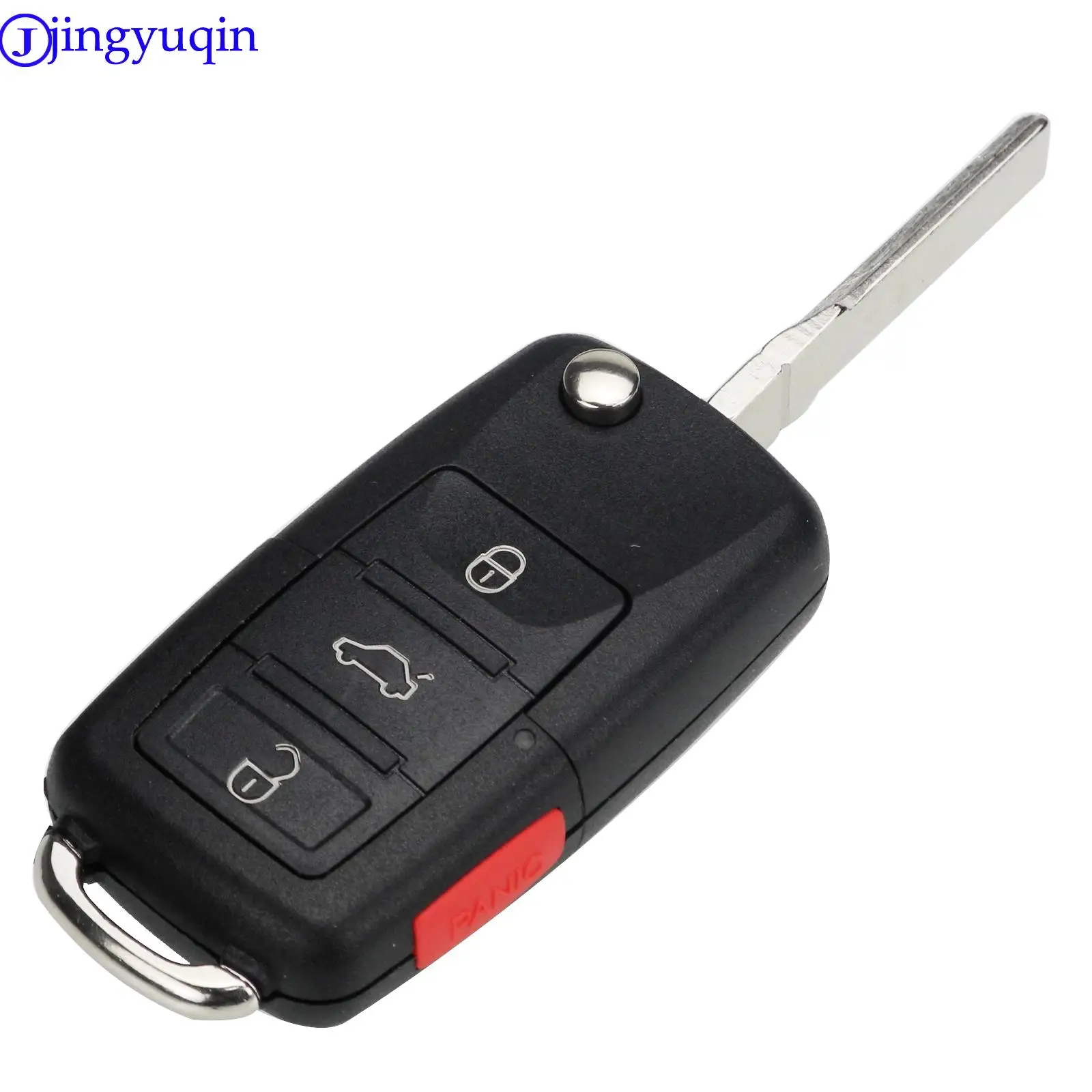 jingyuqin ASK HL01J0959753AM 753DC 315Mhz ID48 4B Flip Remote Key Shell For VOLKSWAGEN VW Touareg Switchblade Case Fob