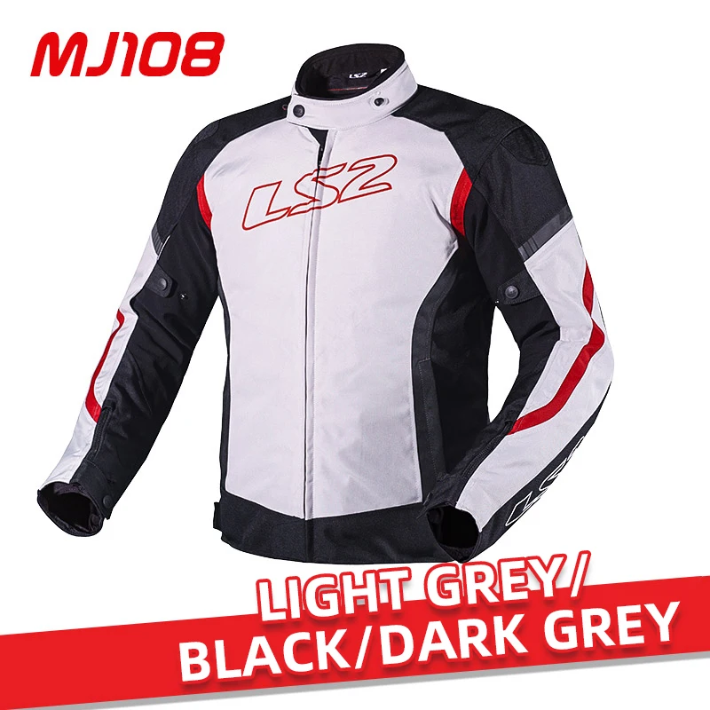 LS2 MJ108 motorcycle jacket Men's motorcycle jacket Motorcycle racing anti-fall warm and waterproof