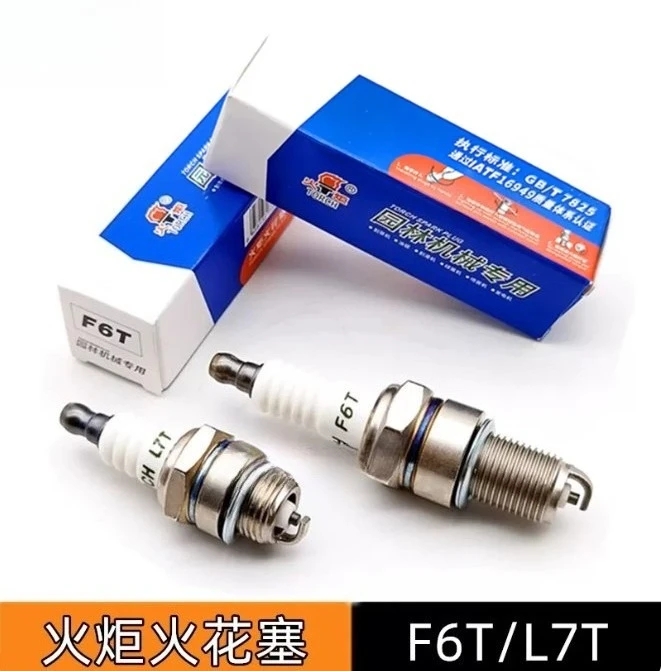 10Pcs F6T A5TC L7T CM7H Spark Plug for 2-Stroke Oil Saw Lawn Mower Small Engine Replacement Parts