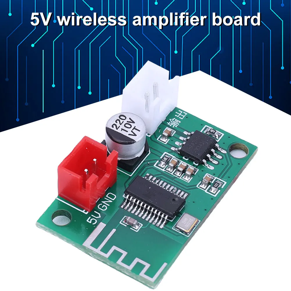 5W Mono Klasse D Digitale Eindversterker Board 5V Bluetooth-Compatibel DC 3.7V-5V Versterker Board module