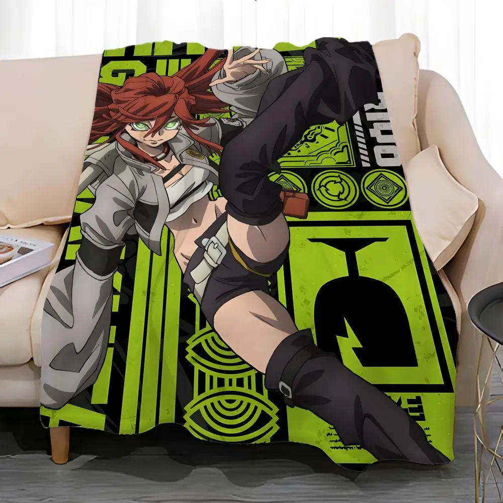 Manga Gachiakuta Throw Soft Coral Fleece Blanket 310gsm Fluffy Warm Throw for Sofa Bed Couch Bedroom Decor