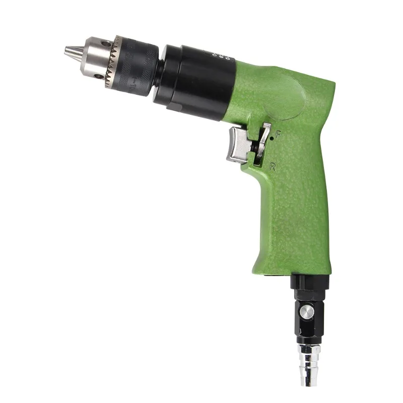 F6 Air Drill 3/8 Pneumatic Pistol Type 1/2 Air Drill Speed Control Mixer Tapping Gun Type 10 Drilling Machine 13mm