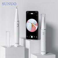 SUNUO T12 Pro Visual Ultrasonic Dental Scaler Teeth Tartar Stain Tooth Calculus Remover Teeth Plaque Cleaner Teeth Whitening