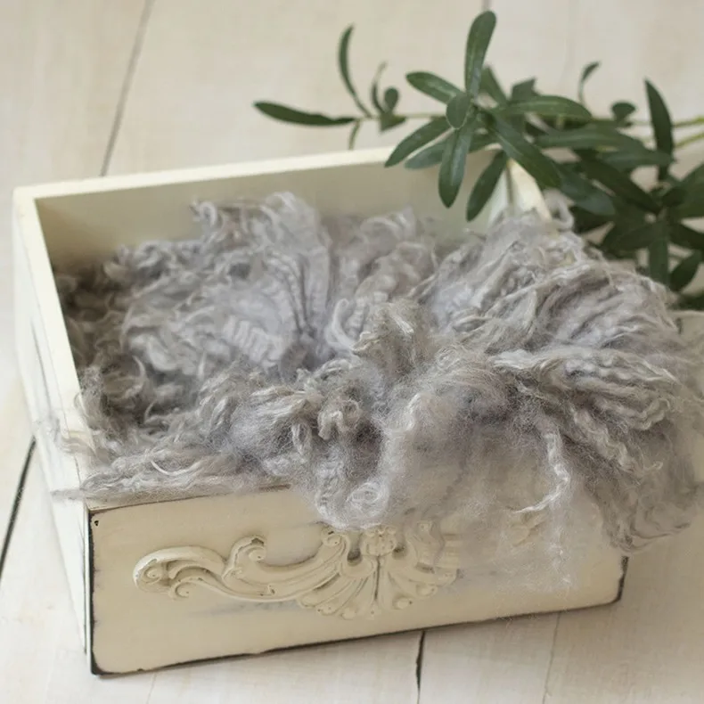 ❤️ الوليد التصوير الدعائم اكسسوارات بطانية صوف مستديرة استوديو الطفل صور الدعائم خلفية البطانيات الرضع تبادل لاطلاق النار وسادة #4