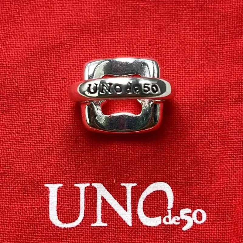 UNode50-anillo exquisito de moda europea y americana para mujer, bolsa de regalo de joyería de vacaciones románticas con bolsa, superventas, 2023