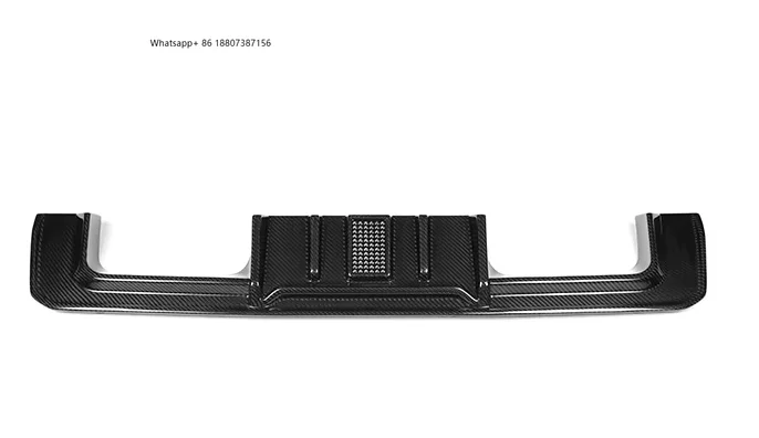 

For M3 M4 G80 G82 Dry Carbon Bolt-On Rear Lip Bumper with Exhaust Cut-Outs New Condition Universal Fitment