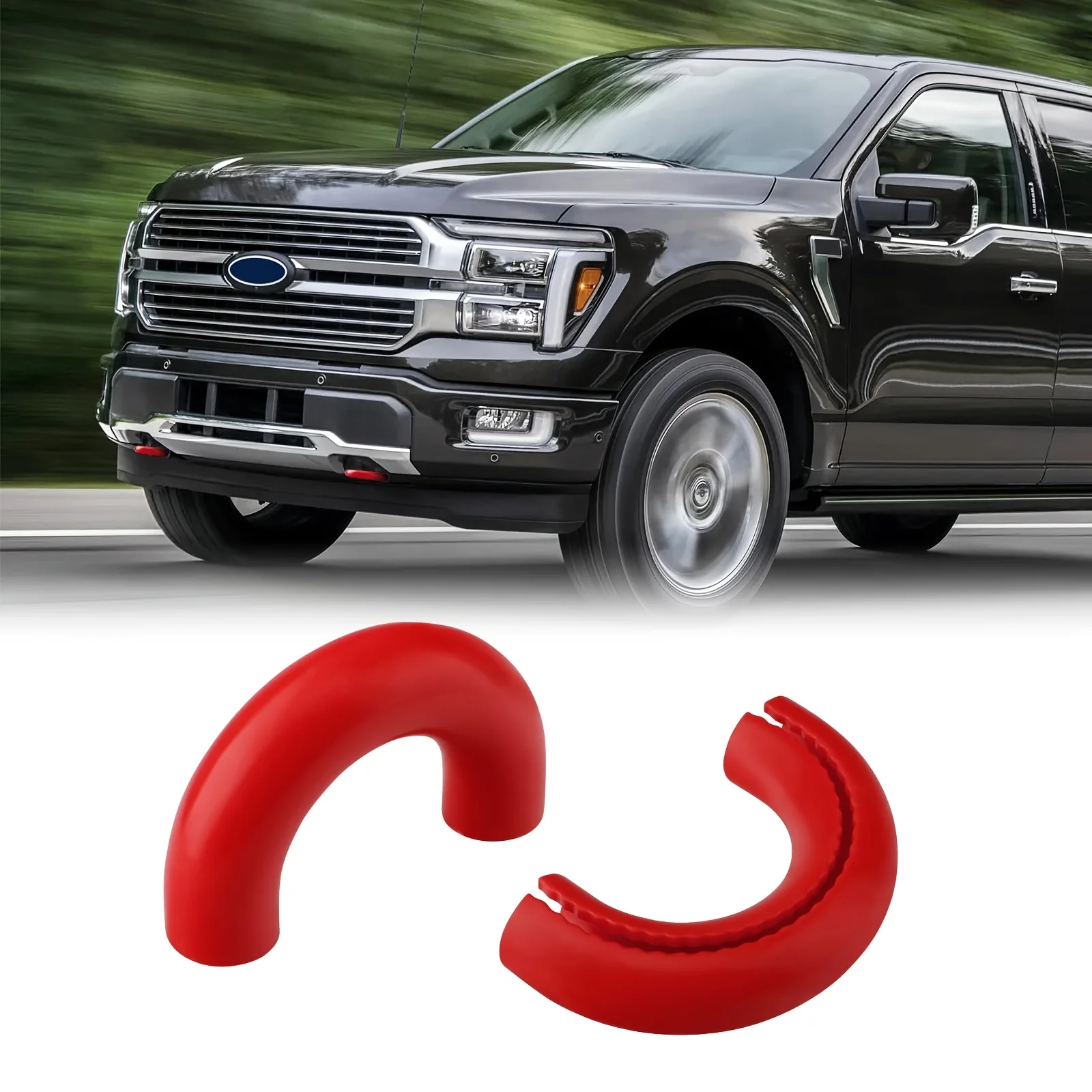 

Tow Hook Protector Cover, For Ford F150 2004-2025, Bronco Base/Big Bend/Outer Banks 2021-2025, for Toyota Tundra 2017-2021