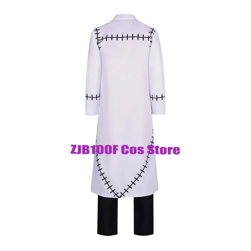 أزياء فرانكن شتاين التأثيرية للطبيب أنيمي الروح الآكل أزياء تنكرية موحدة خندق علوي فستان أطفال مع سروال داخلي لزي الحفلات للرجال والنساء