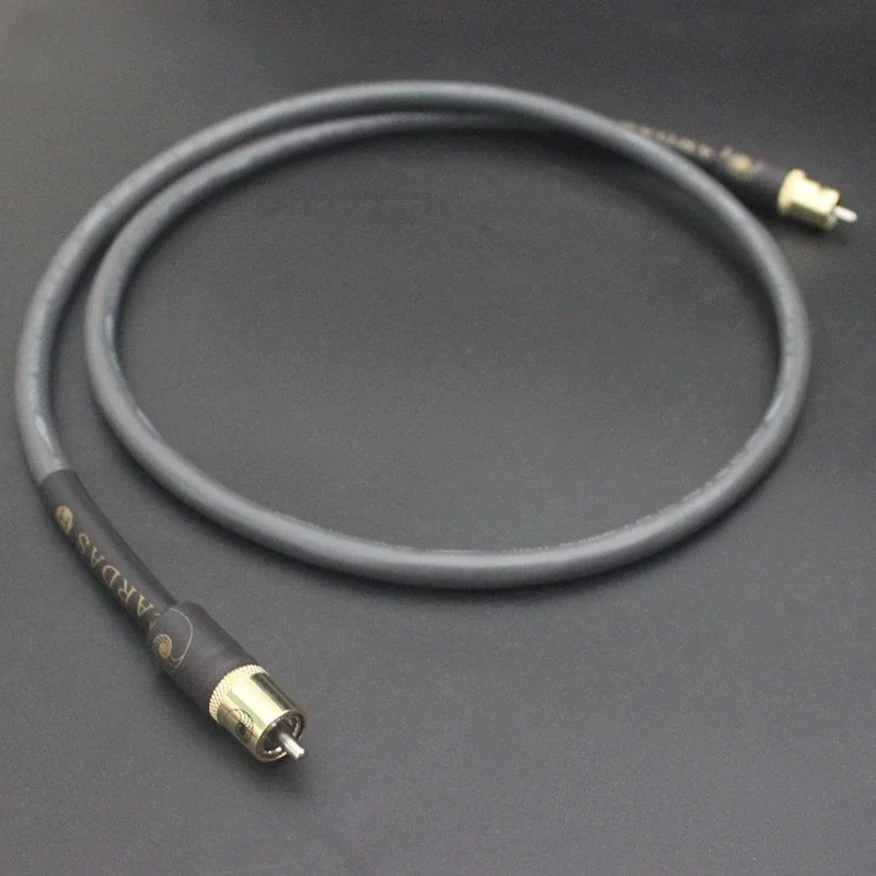 

Кабель HiFi для аудиосабвуфера TWINLNK IIC OFC SPDIF RCA, цифровой коаксиальный кабель с позолоченным штекером