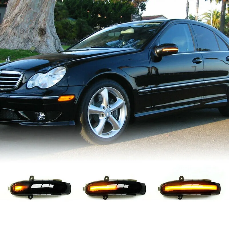 

2 шт., светодиодный индикатор поворота для Mercedes Benz C Class W203 CL203 2001-2007