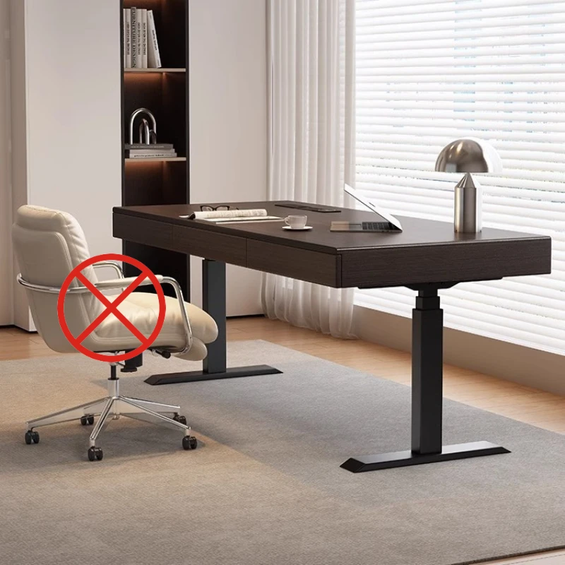 

Smart Electric Height-adjustable Office Desks Modern Fashion Office Desks Simple Retro Furniture Mesa De Trabalho YS40CC