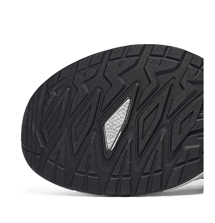 LOEIKAN Herren-Sneaker mit Patchwork-Mesh, lässige Turnschuhe mit klobiger, dicker Sohle, zum Schnüren, Dad-Schuhe, vielseitiges Schuhwerk für den täglichen Pendelverkehr – Detail 5