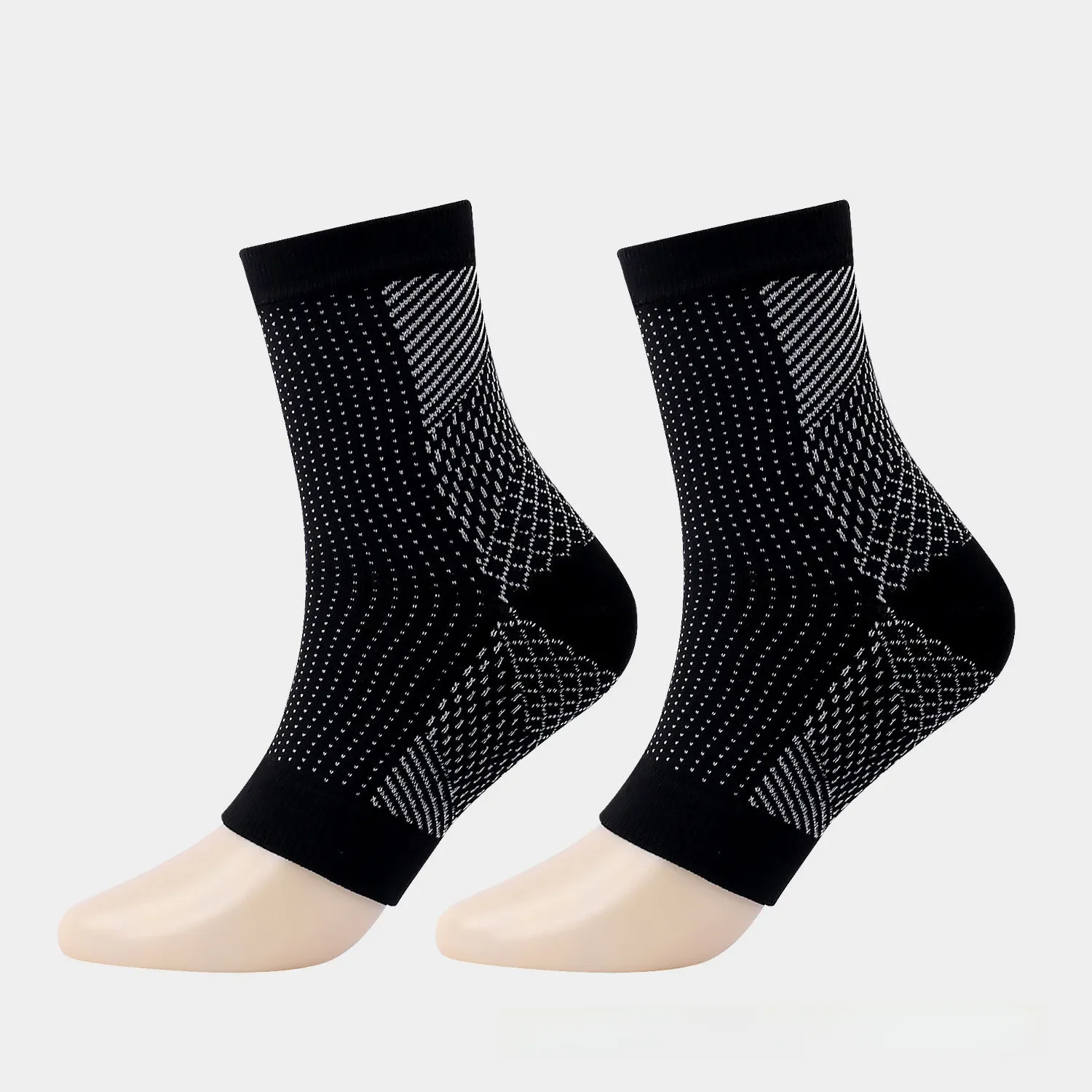 Amazon Cross-border Hot-selling Sports Breathable Pressure Ankle Socks Elastic Full Open Toe Foot Protection Elastic Socks