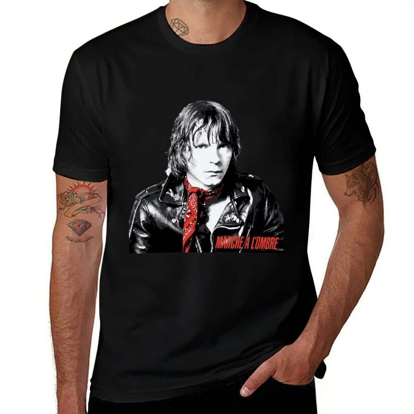 Classique Vintage Renaud France Bel Homme Dr?Leclassique T-Shirt Basic Crew Neck Short Sleeve Top-image