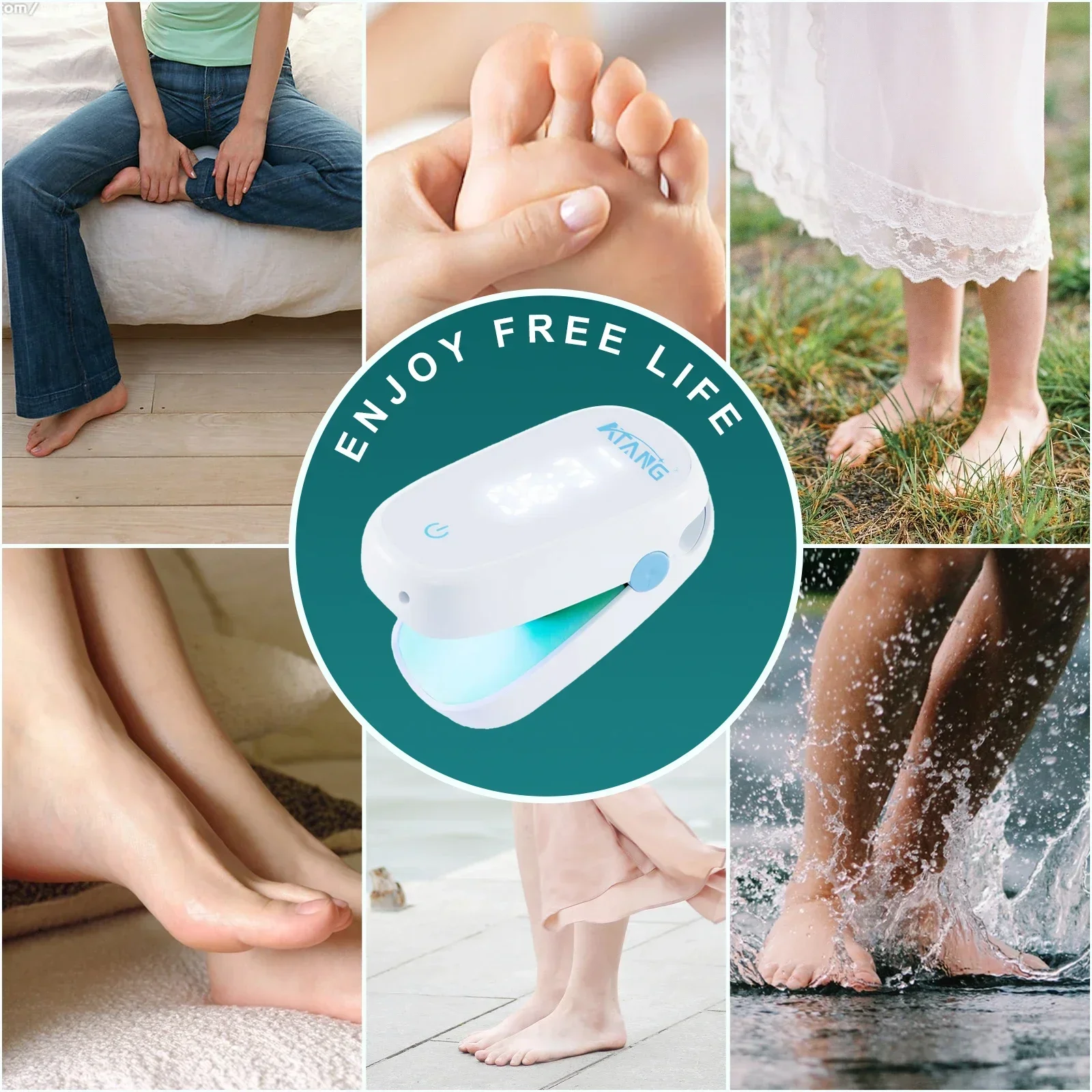 2025/Medical Physiotherapy Nail Fungus Cleaning Blue Light Therapy   Onychomycosis for Toe Infections