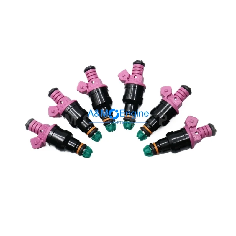 6 x Fuel Injectors OEM For Bosch 0280150440 For 96-00 BMW 2.8L 3.2L I6 M52 S52 BMW 328IS E36 E39 E38 328i 528i Z3 M3 2.8 3.2L L6