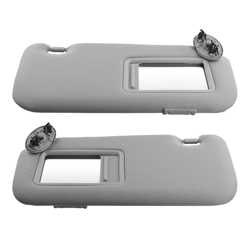 

High Quality For Toyota Corolla 2007 - 2013 Car Interior Sun Visor With Mirror Grey Sun Shade Left Right Driver Passenger Side