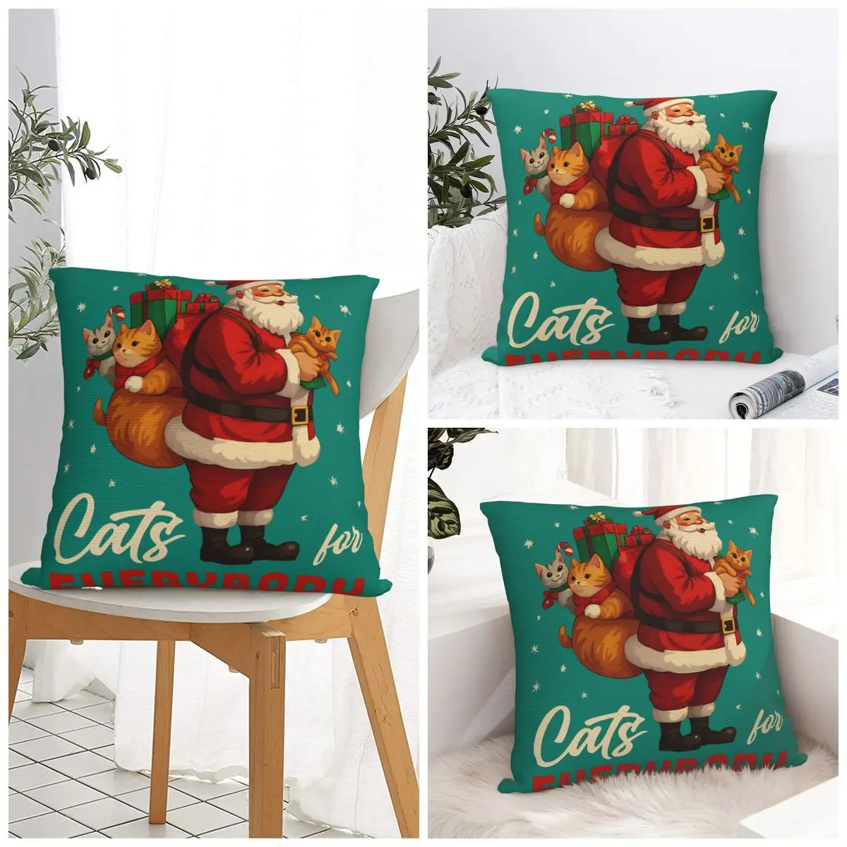 

Christmas Humor Pillow Cover Novelty Pillow Case For Sofa Car Home Decor Cushion Cover Square Graphic Pillowcases Gift