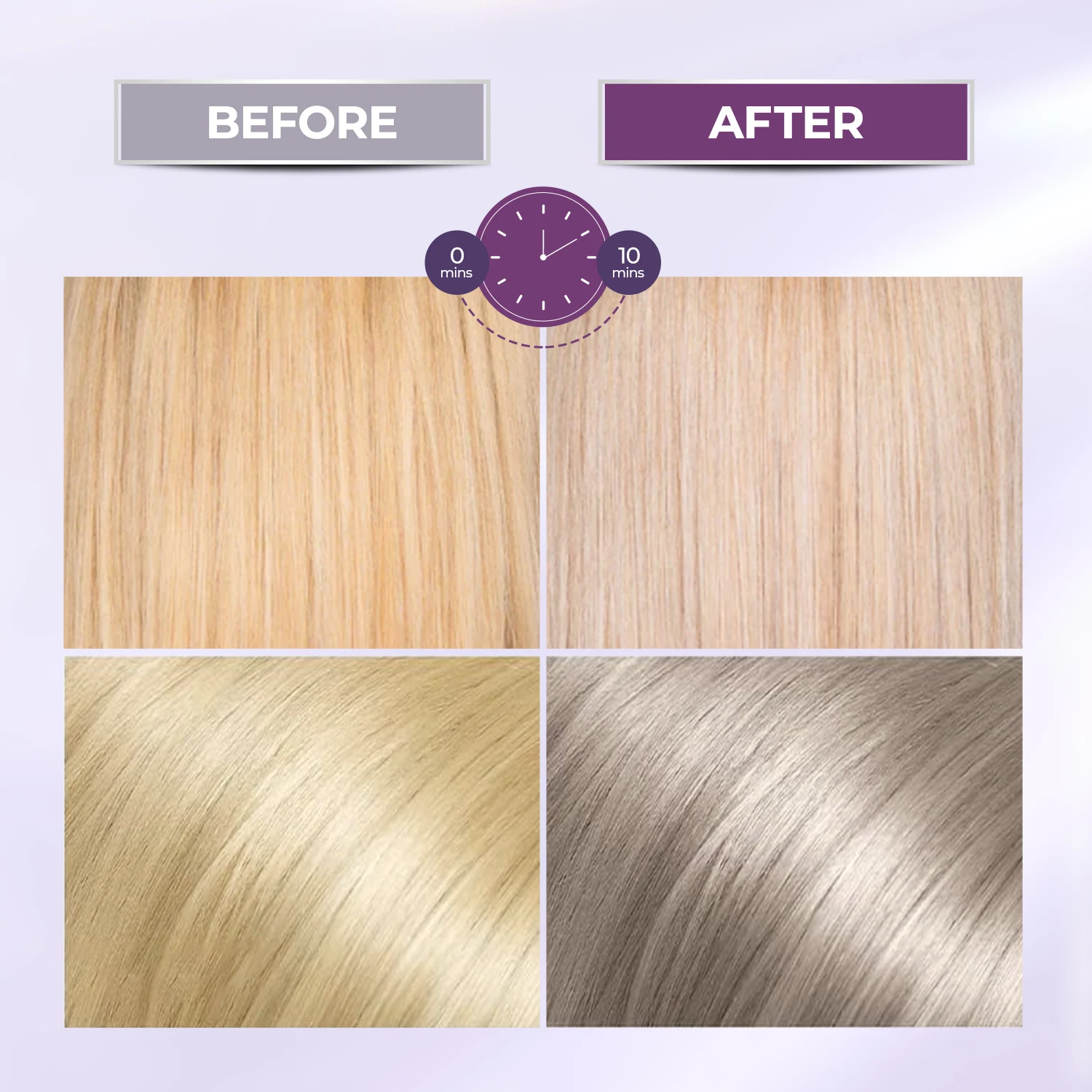 100ml Karseell Fioletowa Maska do Włosów Profesjonalna Neutralizująca Żółte Tępye Odcienie dla Blond, Srebrnych, Szarych i Pasemek