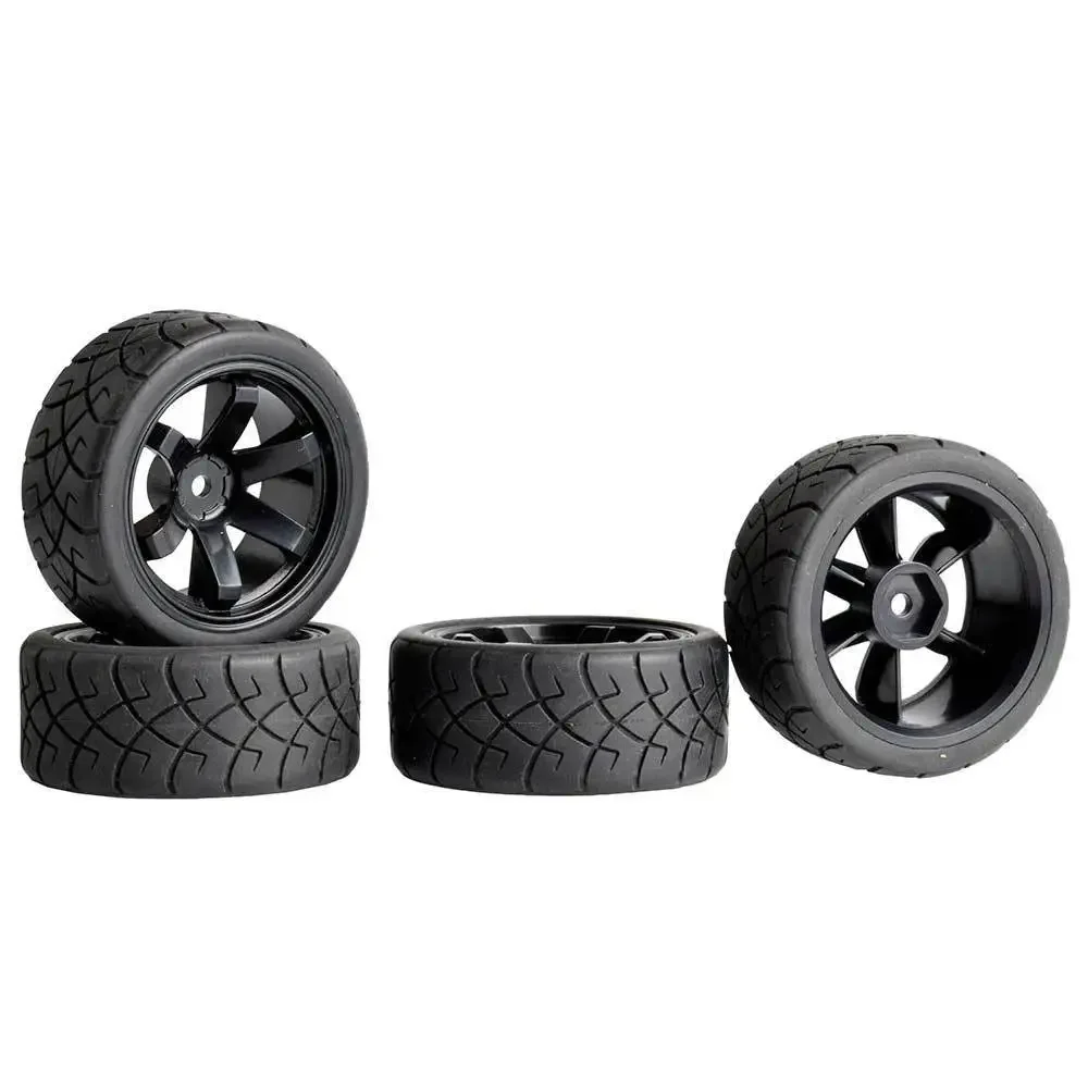 RC 701-6090 Tires & Wheel insert sponge 4Pcs For HSP 1:10 Racing speed Road Car