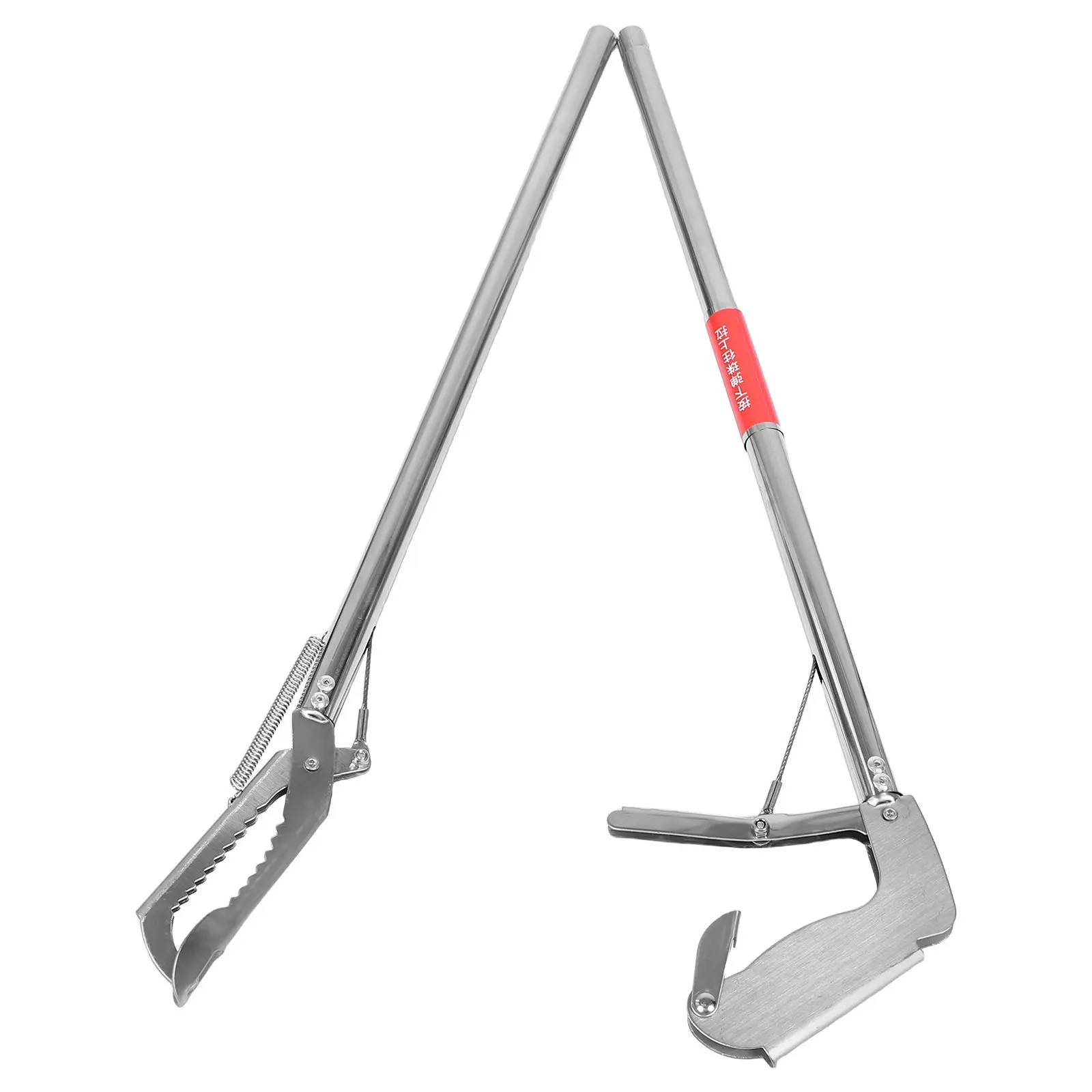 

Щипцы для захвата змей из нержавеющей стали, сверхпрочные, эргономичный дизайн, удлиненные, для работы с рептилиями, для кемпинга, рыбалки, работы с животными