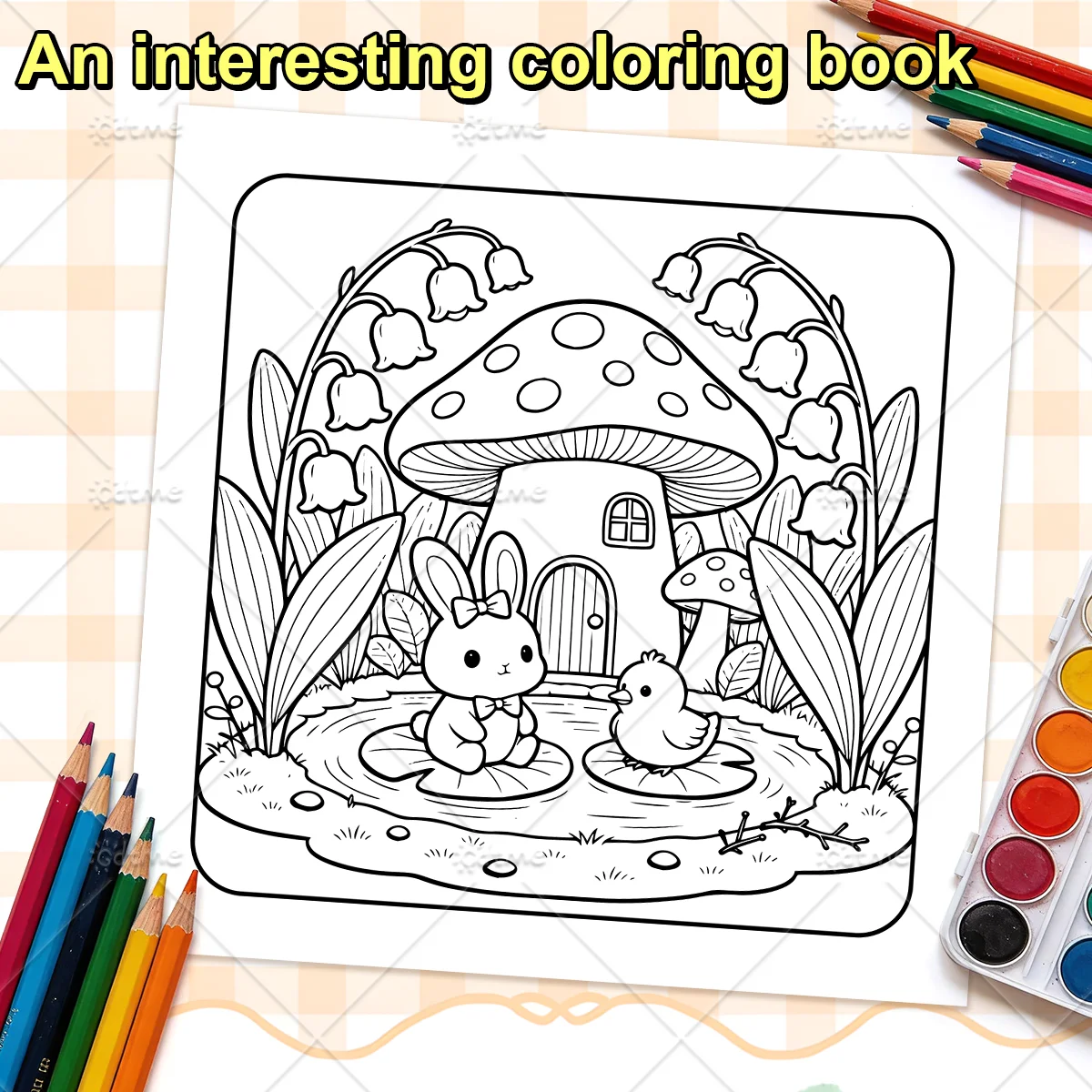 MAGICAL GARDEN Malbuch für Erwachsene mit niedlichen, gemütlichen täglichen Aktivitäten zur Entspannung (Cozy Spaces Coloring) – Detail 6
