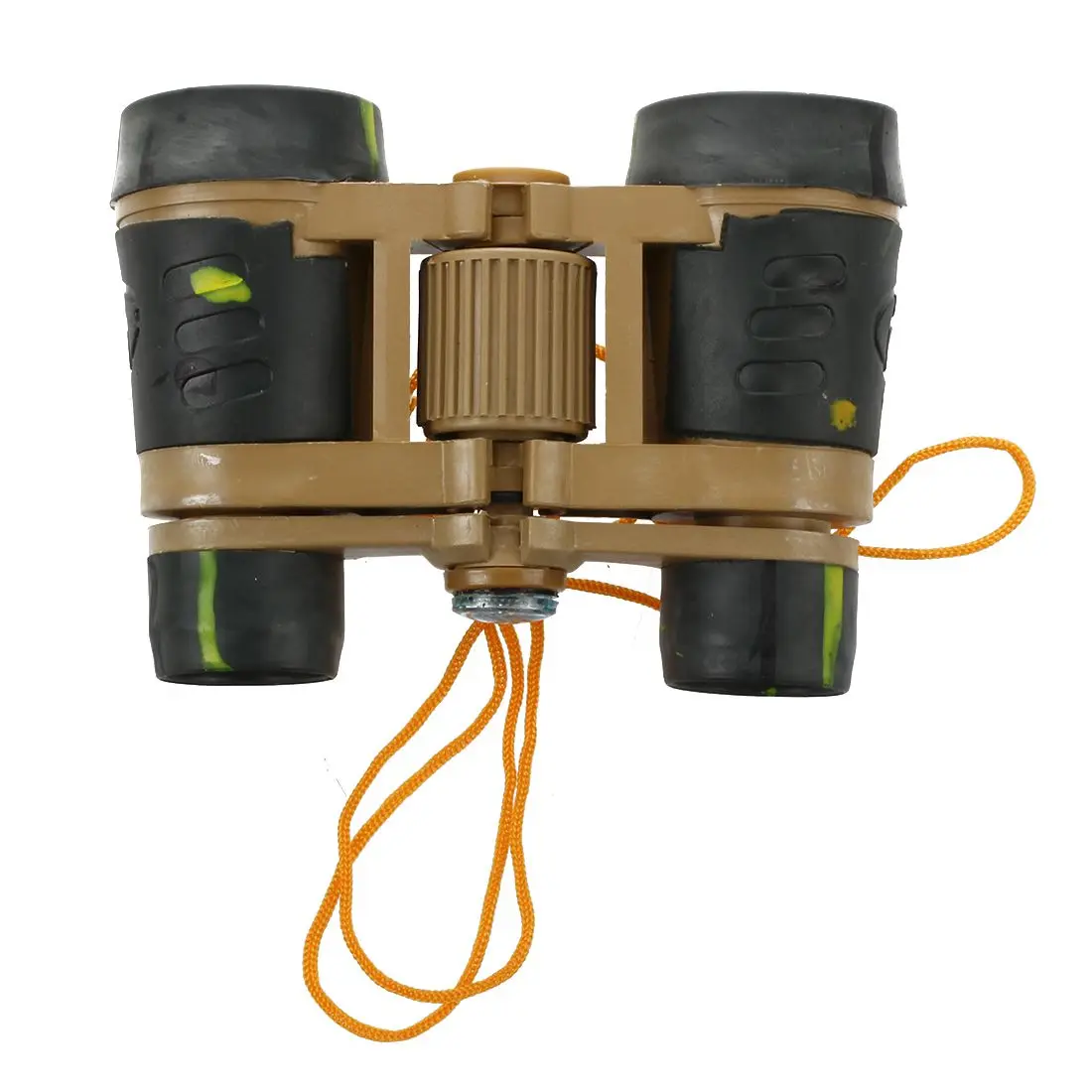 Binocular plegable para niños, juguete telescópico 3X, color verde militar