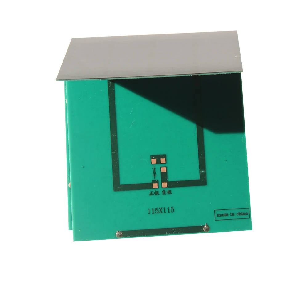 BUHESHUI 태양 전지 모듈, 다결정질 태양 전지 패널 충전기, 6V-9V 배터리, 115x115mm, 로트당 5 개, 2W, 9V