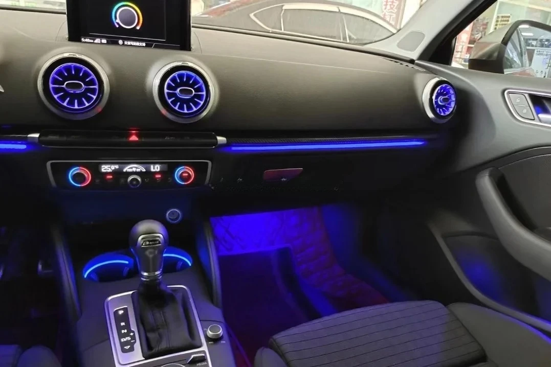 Ambient Light For Audi A3 8V S3 RS3 2013-2020 Dashboard Air Vent Decorative Ambient Lights A3 Car Interior Ambient Light