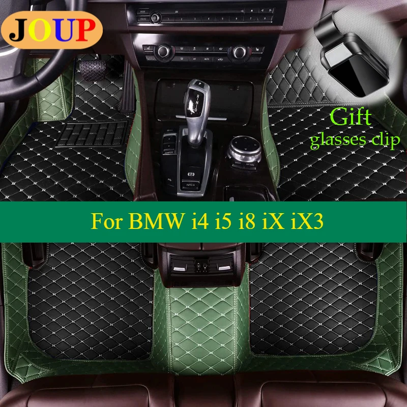 

For BMW i4 i5 i8 iX iX3 Car Floor Mats Luxury Waterproof Carpet Covers Interior Accessories Left /Right Hand Drive