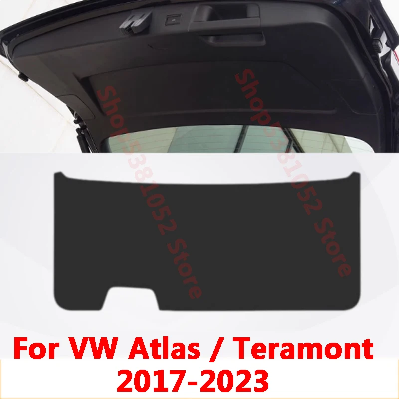 

Для VW Atlas Teramont 2017-2023 багажник автомобиля из искусственной кожи защитная накладка против грязи багажника автомобиля защитная накладка на двери багажника аксессуары