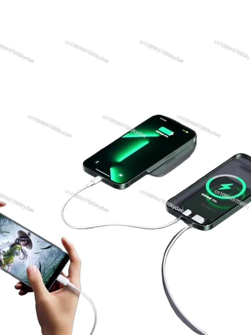 

Magnetic Wireless Super Fast Charging Mobile Power Supply Two-way Micro Ultra-thin Power Bank