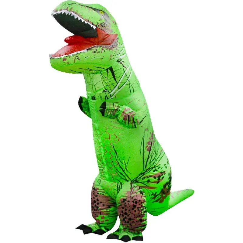 Dinosaur Inflatable Costume Full Body Dinosaur Anime Cosplay Costumes Funny Party Dinosaur Halloween Costume for Adult