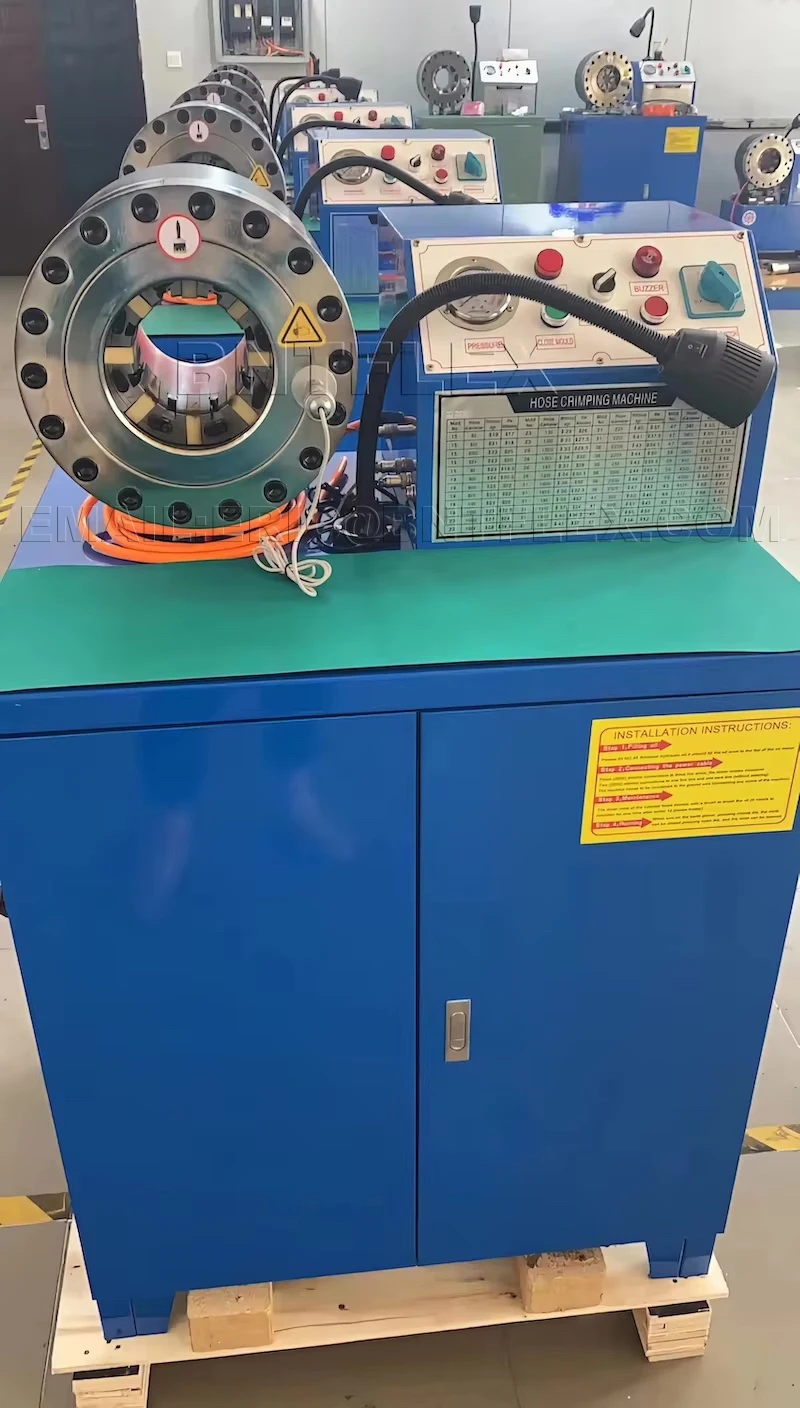 Customized Semi automatic power aluminium hydraulic hose crimping machine for sale price crimping machine hydraulic hose manual