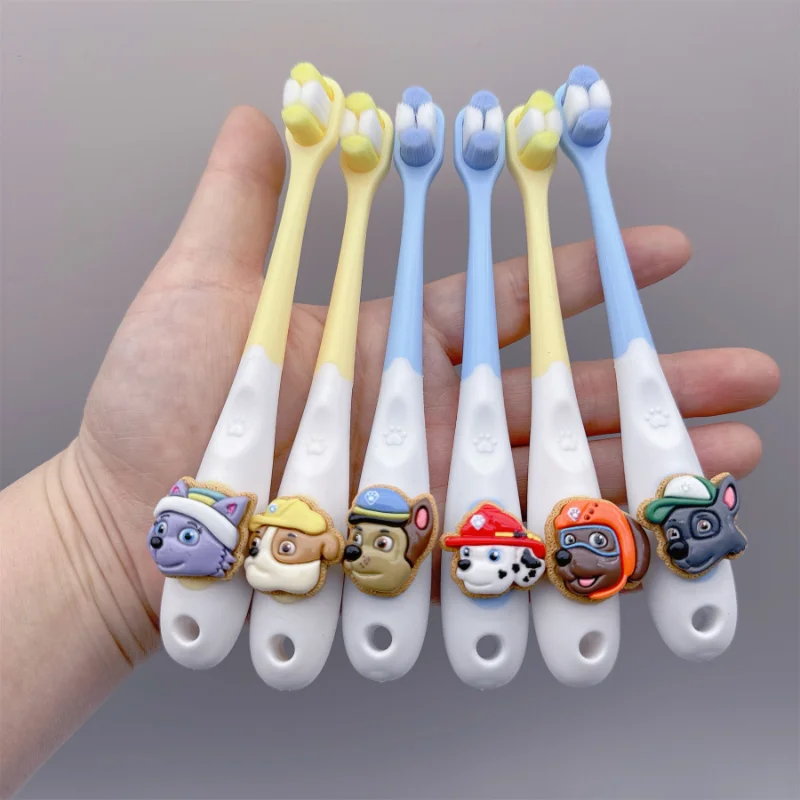 Paw Patrol Toothbrush Kawaii Chase Skye Kids Soft Tooth Brush Teeth Deep Cleaning Portable Travel Dental Oral Care Brush